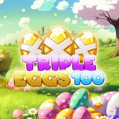 Triple Eggs 100 game title